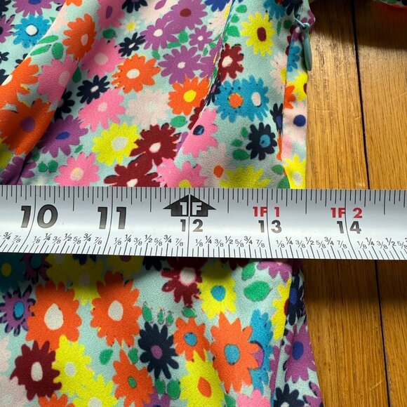 Staud Rainbow Floral Milla Mini Dress - Picture 11 of 16